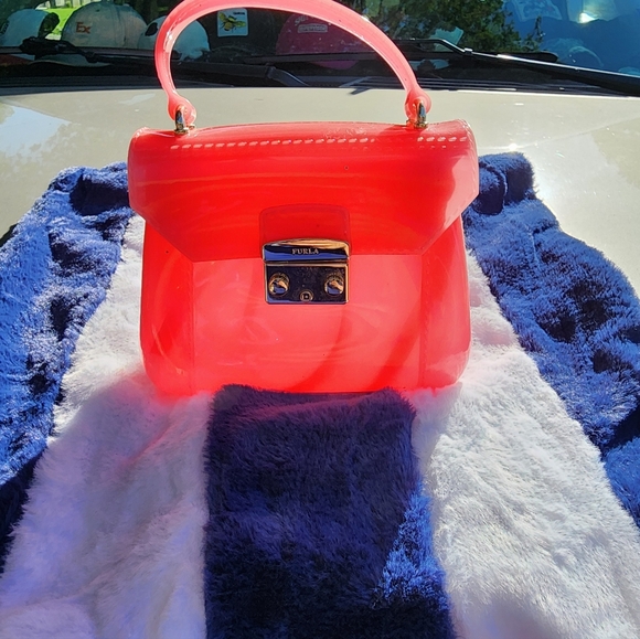 Furla Jelly Mini Satchel Candy Pink - Picture 11 of 16